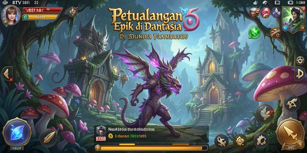 Screenshot gameplay BTV168 menunjukkan dunia petualangan yang menakjubkan.