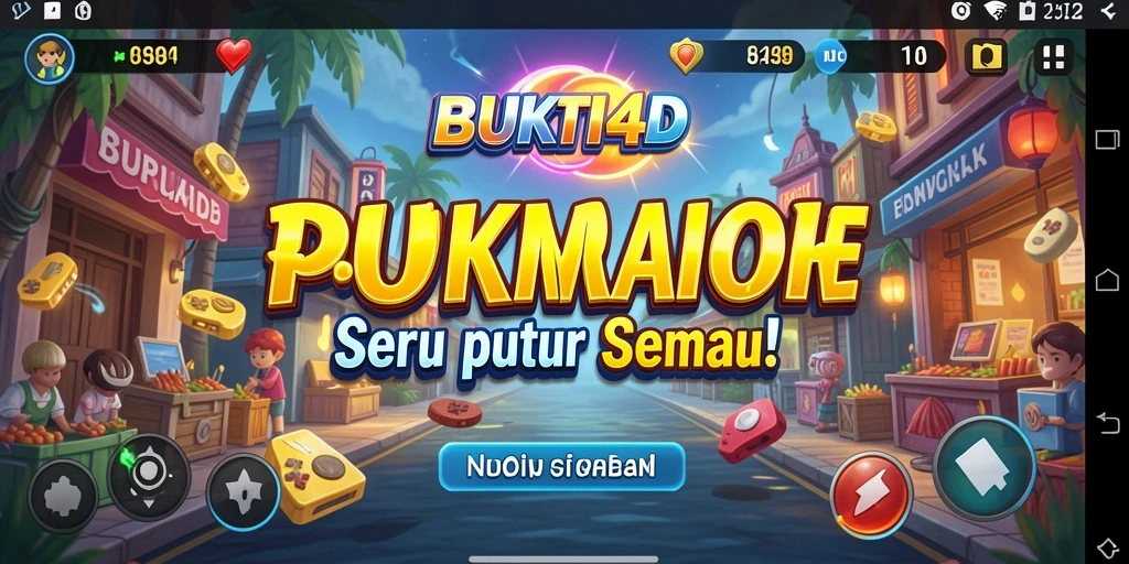 Tampilan permainan BUKTI4D yang seru dan penuh warna.