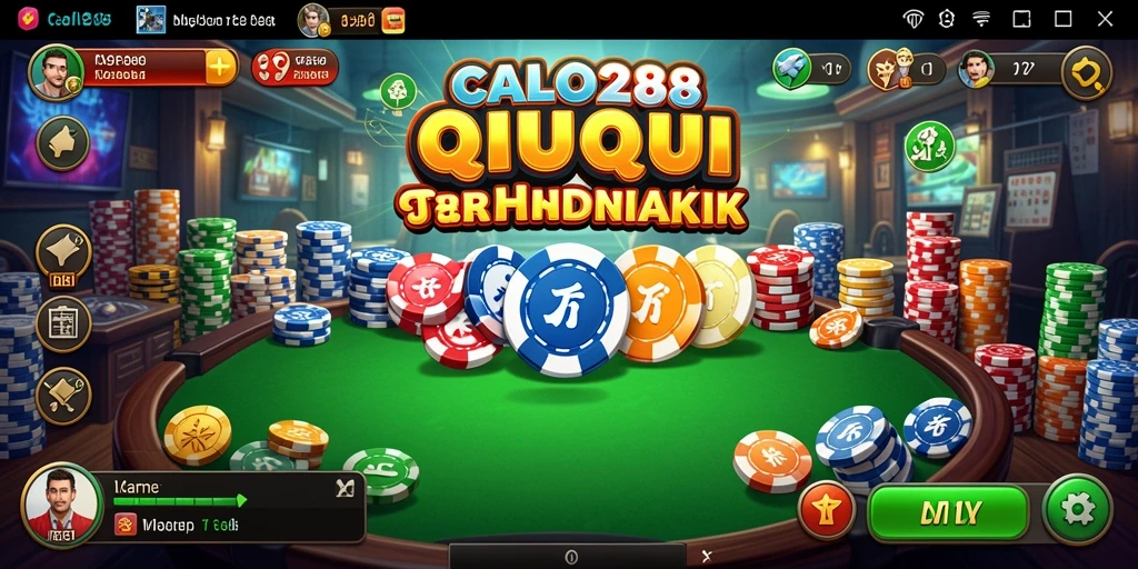 Tampilan gameplay seru QiuQiu di CALO288 dengan grafik menarik.