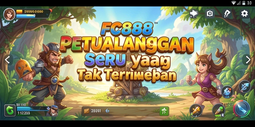 Screenshot gameplay seru dari FC888 dalam petualangan mendebarkan.