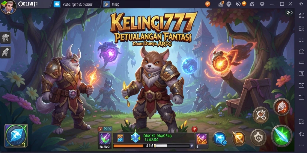 Tangkapan layar KELINCI777 menampilkan aksi epic dalam pertempuran ARPG.
