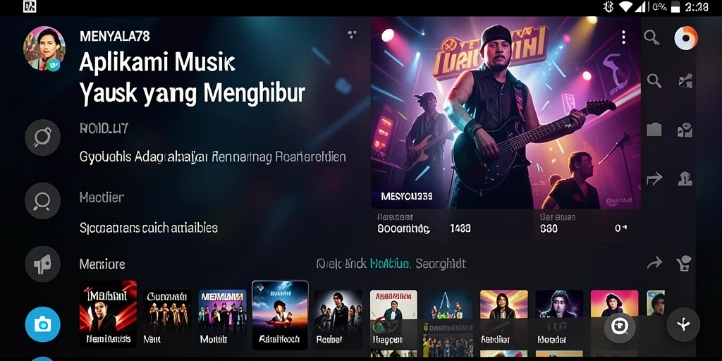 Tampilan gameplay <strong>MENYALA78</strong> yang menyenangkan saat bermain musik.