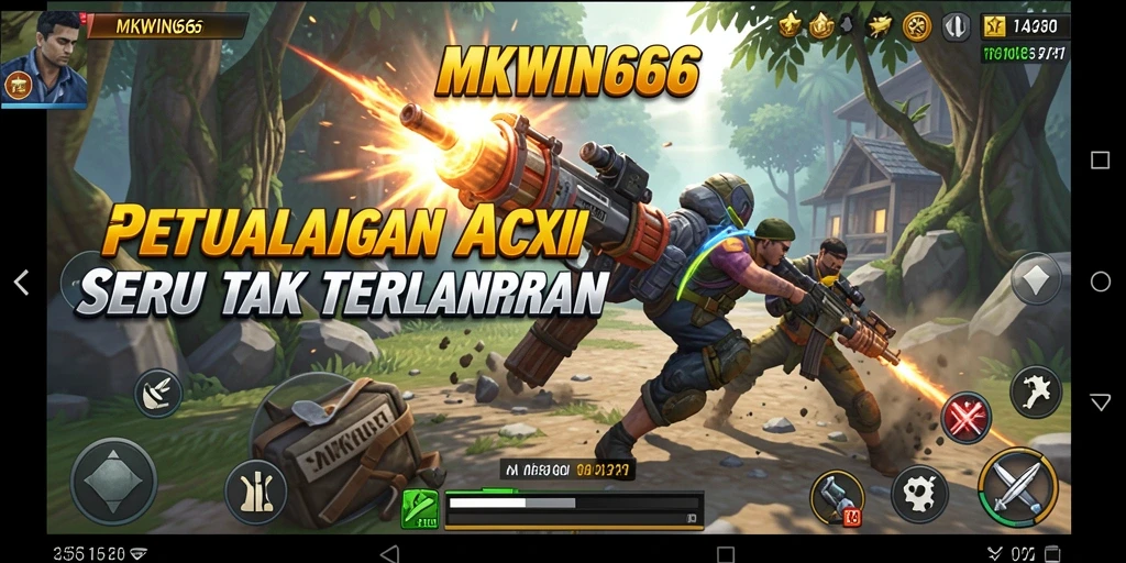 Tampilan gameplay seru dan menegangkan di MKWIN666.