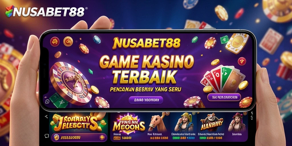 Tampilan gameplay seru di NUSABET88 dengan suasana Kasino yang otentik.