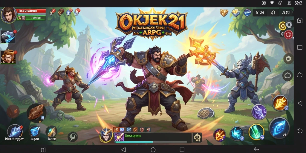 Gameplay epik dalam dunia ARPG yang menantang.