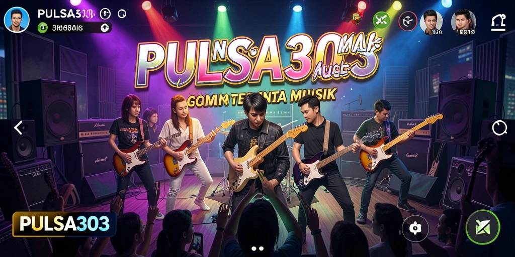 Tampilan gameplay PULSA303 dengan berbagai lagu menarik.