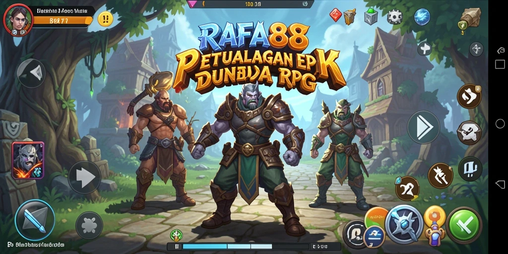 Tampilan gameplay RAFA88 yang seru dalam petualangan RPG.