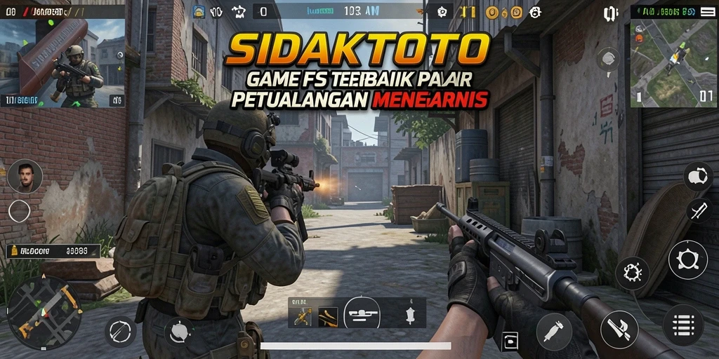Gameplay menegangkan SIDAKTOTO dengan aksi seru di medan perang.