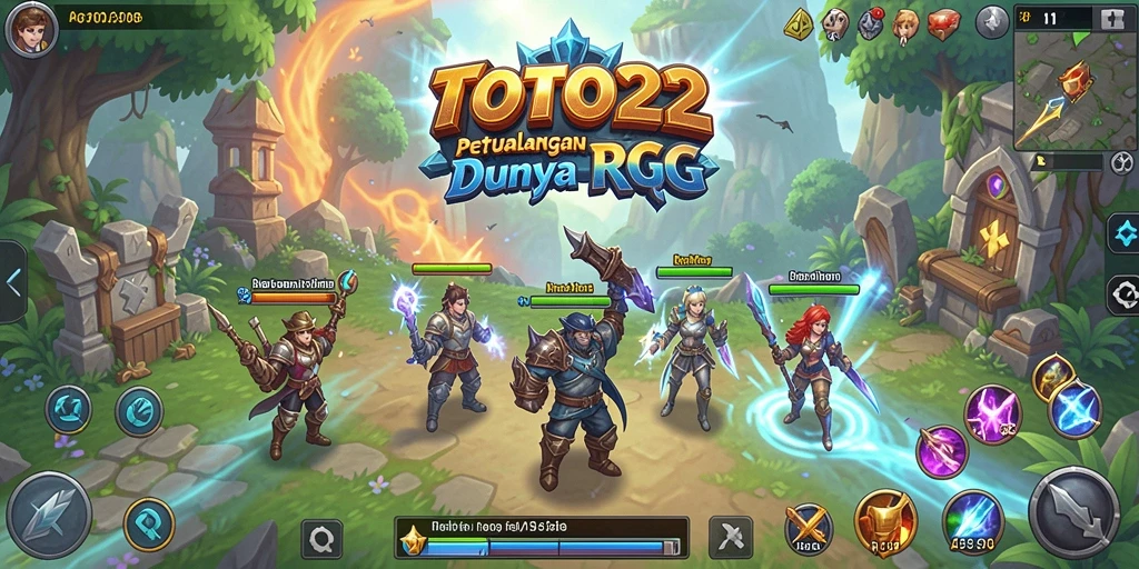 Tampilan menarik dari gameplay RPG TOTO22 dengan petualangan yang seru.