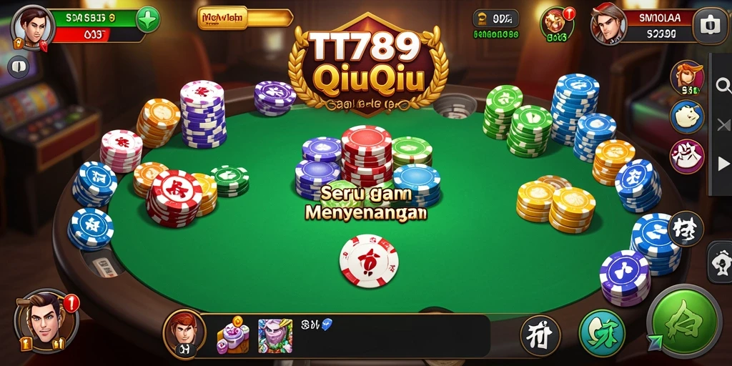 Gameplay QiuQiu yang seru dan interaktif di TT789.